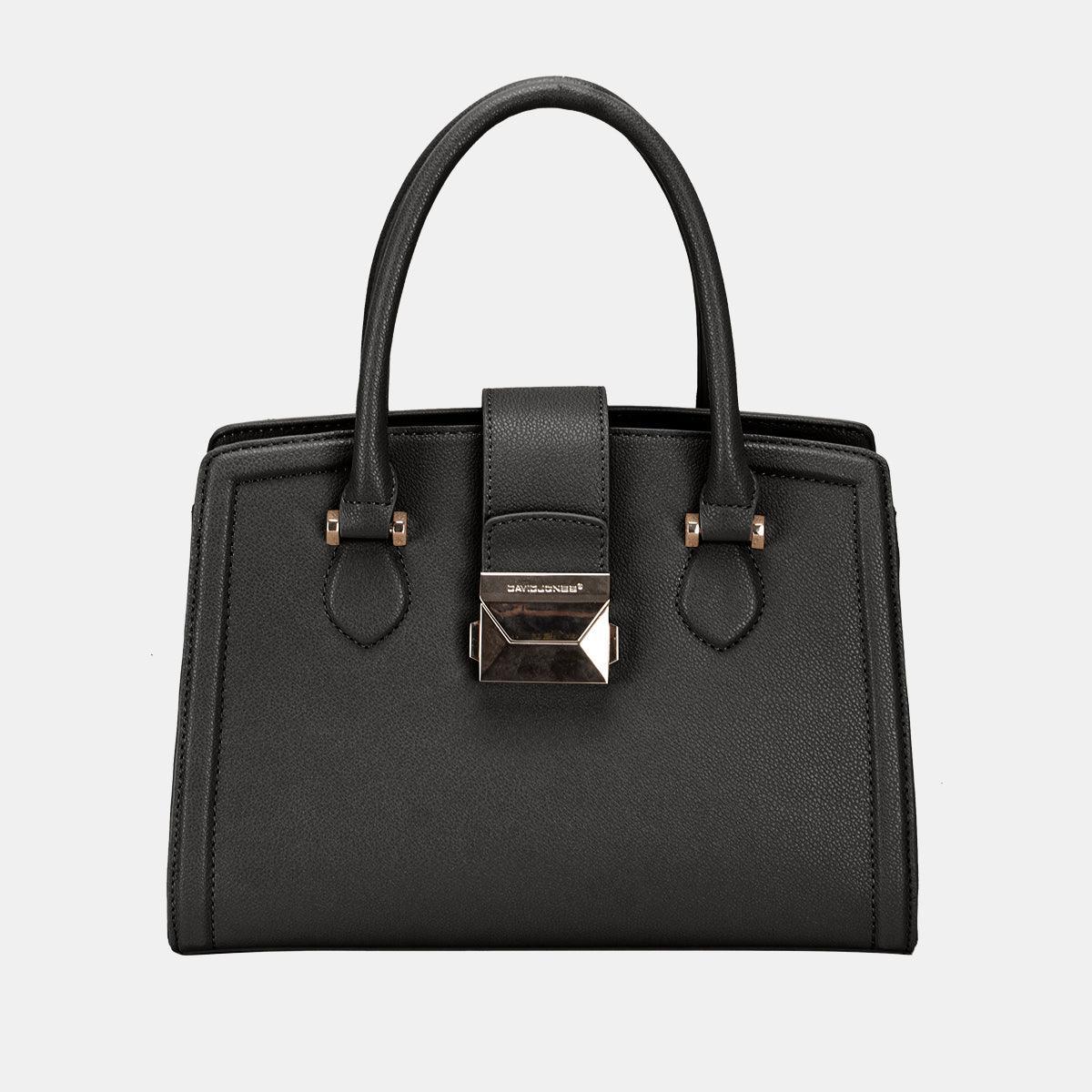 David Jones PU Leather Handbag - Trendy by Luna