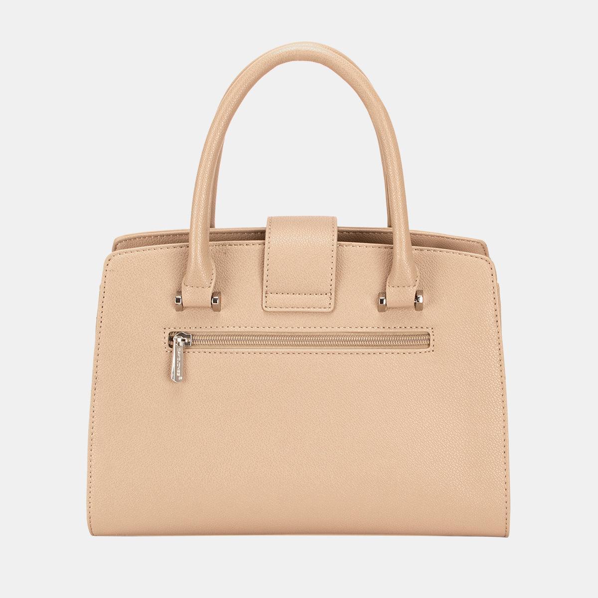 David Jones PU Leather Handbag - Trendy by Luna