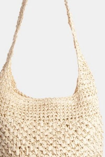 Fame Intricate Braided Hobo Shoulder Bag - Trendy by Luna