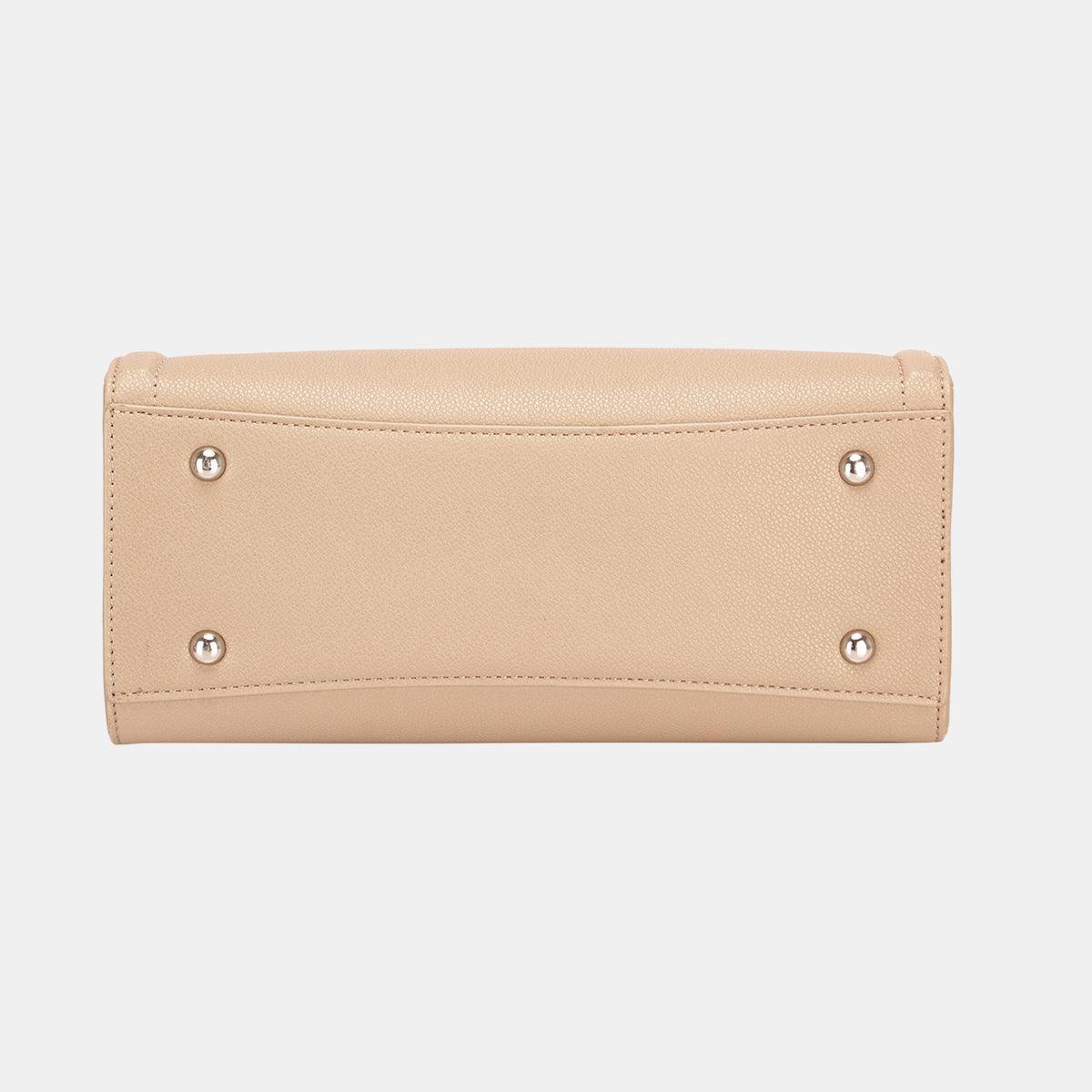 David Jones PU Leather Handbag - Trendy by Luna