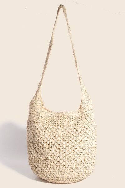 Fame Intricate Braided Hobo Shoulder Bag - Trendy by Luna