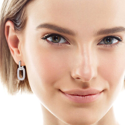 2.16 Carat Moissanite 925 Sterling Silver Earrings - Trendy by Luna